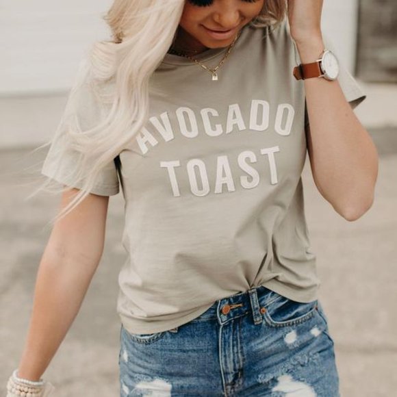 | anthropologie • avocado toast for me tee | - Picture 3 of 5